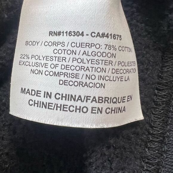 Converse Womens Black Crew Neck Raglan Short Sleeve sweater dress Large - Picture 6 of 8